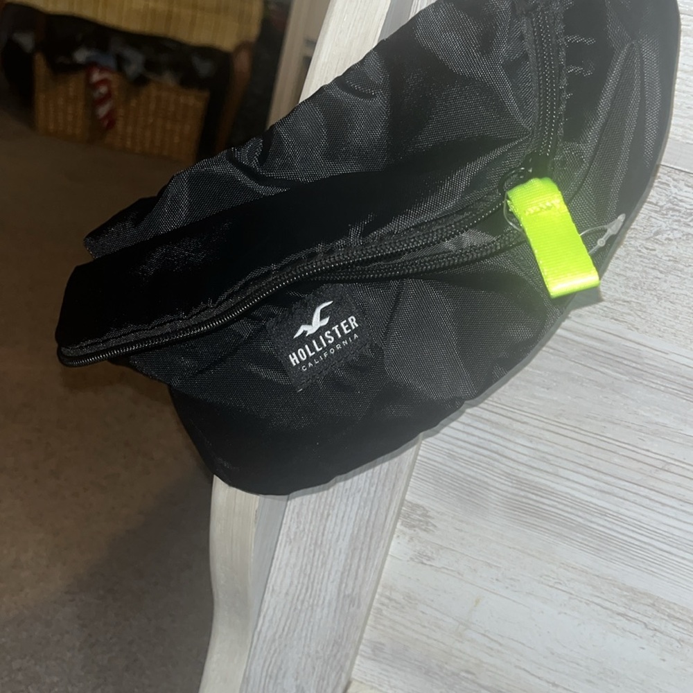 Hollister Black Fanny Pack